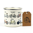 Enamel Mug Bikes