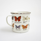 Enamel Mug Butterflies