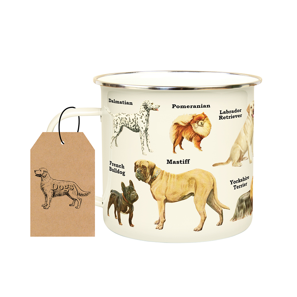 Enamel Mug Dogs