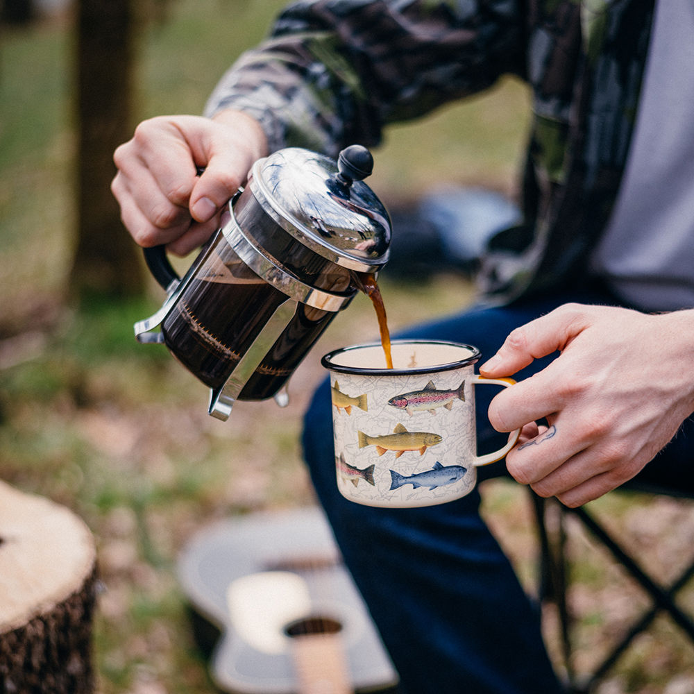 Enamel Mug Fish