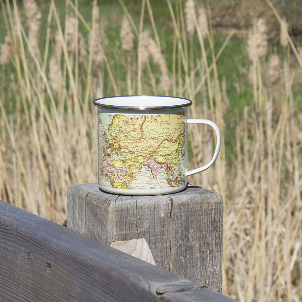 Enamel Mug Map