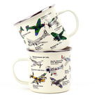 Enamel Mug Planes