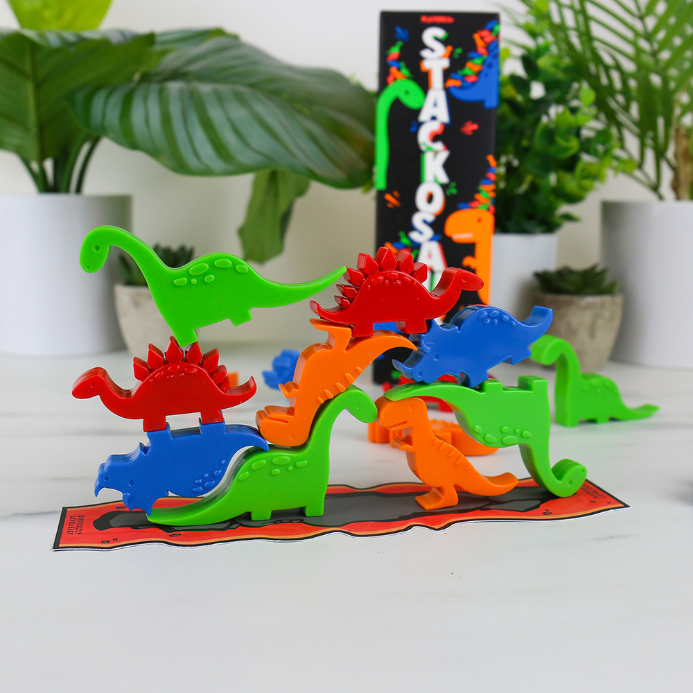 Spel Stapla Dinosaurier