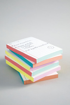 Noteringsblock Colorblock Grön