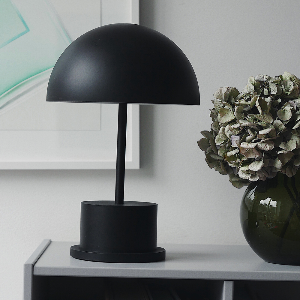 Bärbar Lampa Riviera, Svart