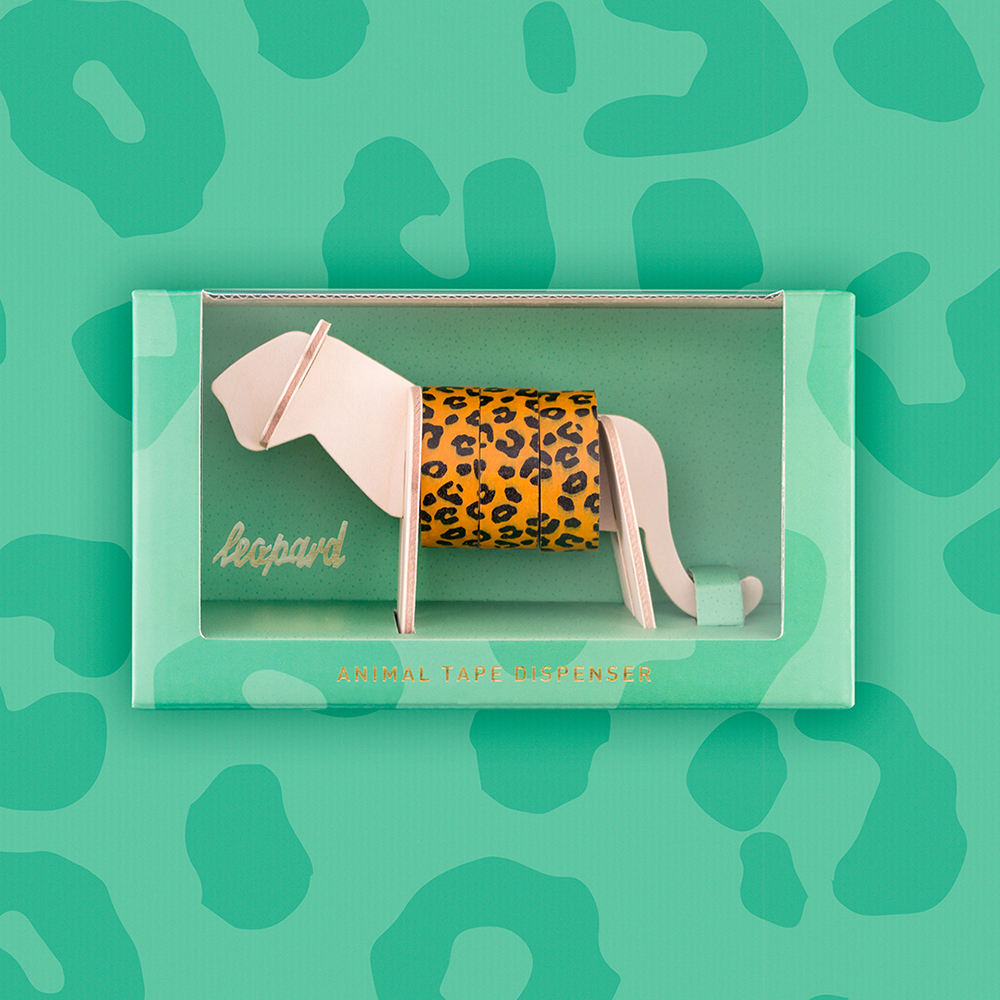 *SALE Tape Dispenser Leopard