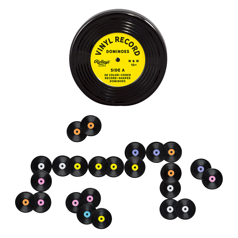 Dominos Vinylskivor i Display