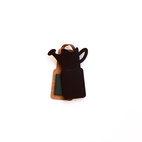 Leather Bookmark Watering Can