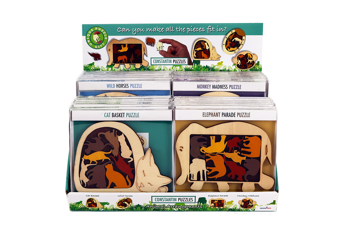 *SALE  Puzzle Animals Display, 20 pcs