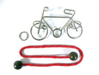 Pussel Metall Cykel