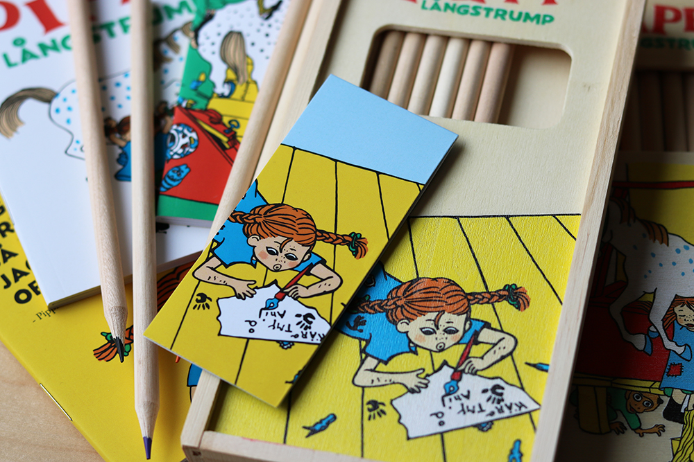 Bookmark Pippi Skriver