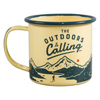 Enamel Mug Outdoors Yellow