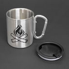 Mugg Happy Camper Silver