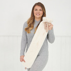 Long Hot Water Bottle Faux Fur