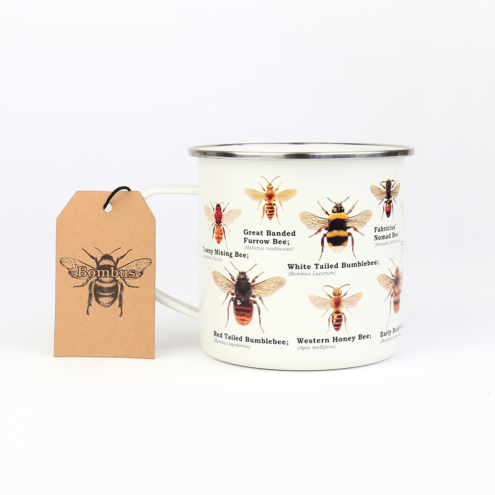 Mug Enamel Bee