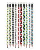 Pencil Set- Graphic Print