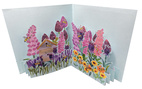 Pop Up Card Garden Bees