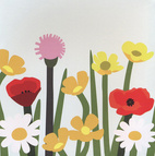 Pop-up card Flower Field