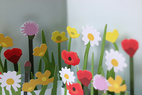 Pop-up card Flower Field