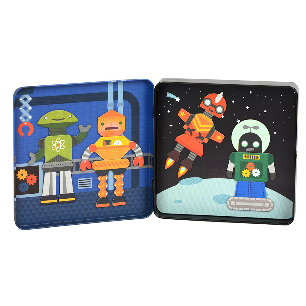 Robot Magnetic Play Set