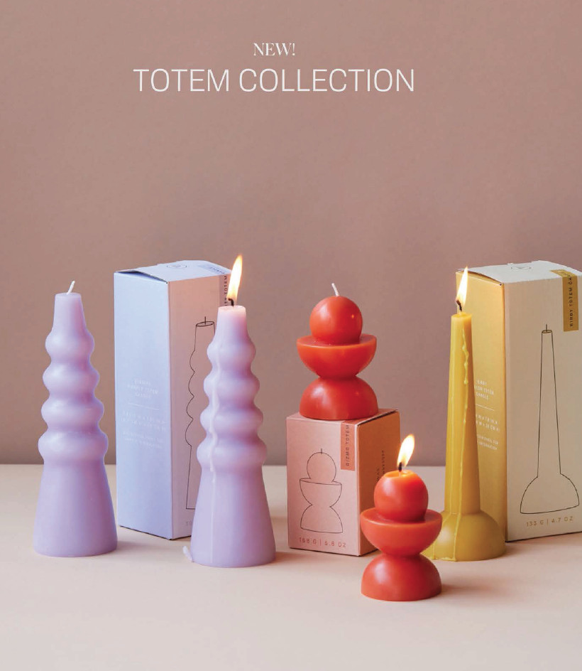 Totem Candle Kirby Yellow