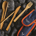 Travel Bamboo Cutlery Set