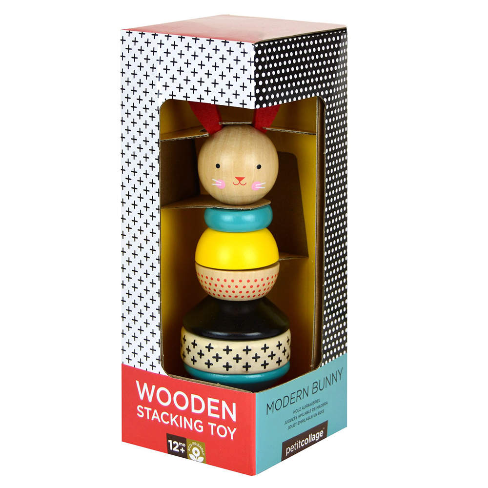 Wood Stacking Toy Rabbit