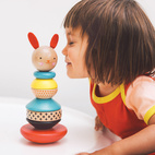 Wood Stacking Toy Rabbit