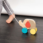 Wooden Pull Toy Elephant