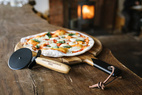 Pizza Cutter & Serving Board