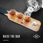 Serving Paddle & Shot Glasses