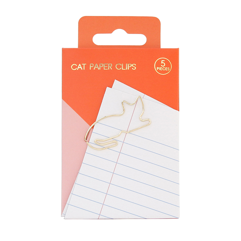 5 Cats Paper Clips