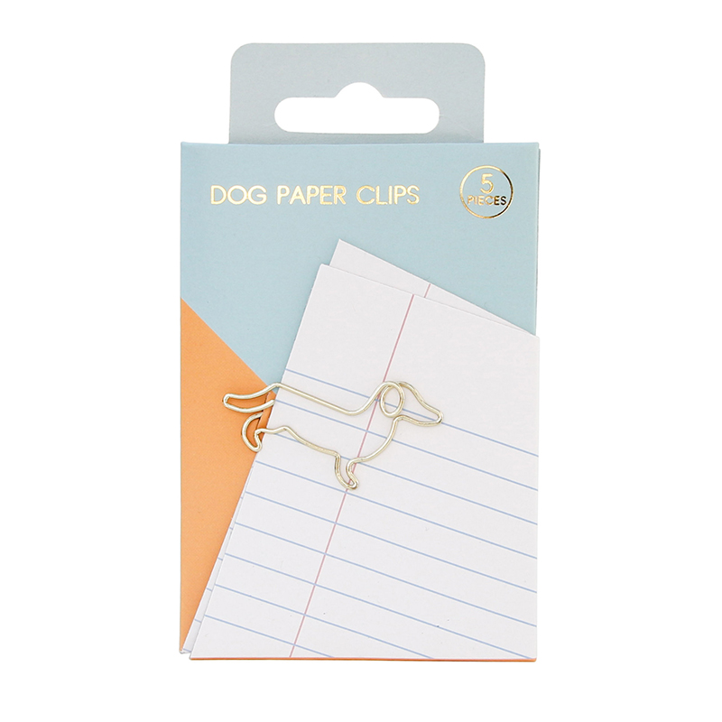 5 Dogs Paper Clips