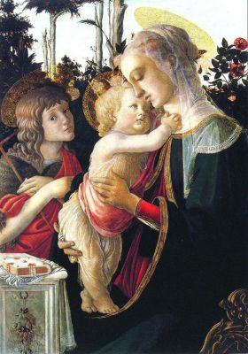 Big postcard Botticelli