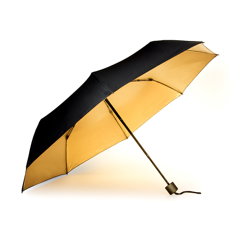 Black & Gold Umbrella