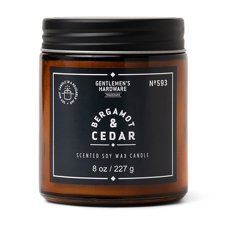 Doftljus Bergamot & Cedar