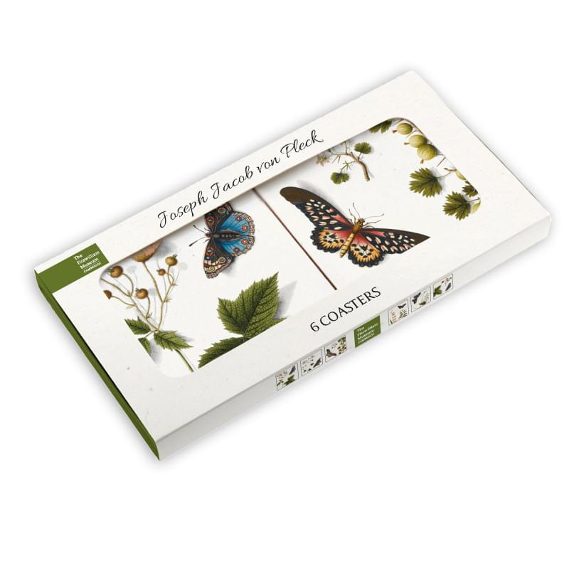 Coaster set 6p Butterflies