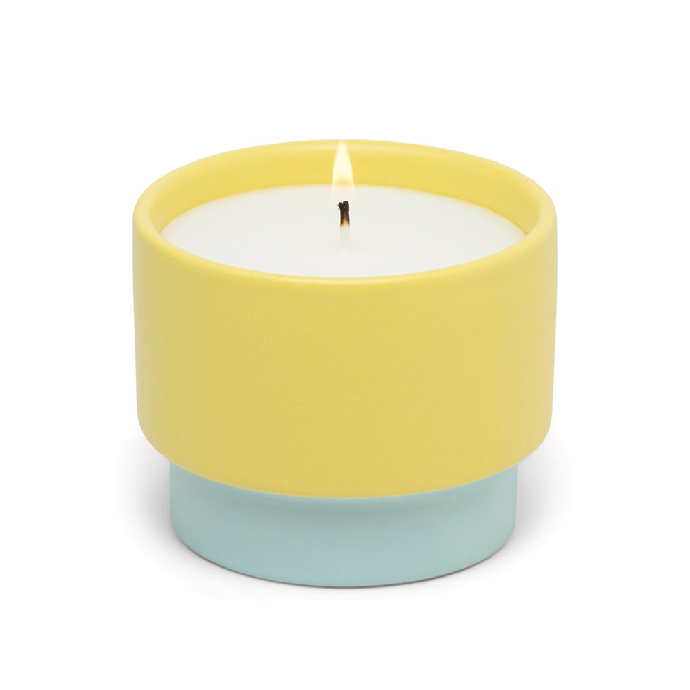 Doftljus Colourblock Gul