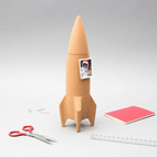 Pennhållare Kork Rocket