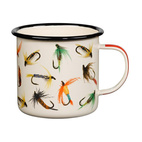 Enamel Mug  Fly Fishing