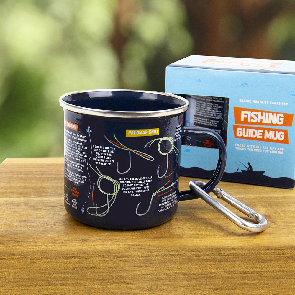 Enamel Mug Fishing guide