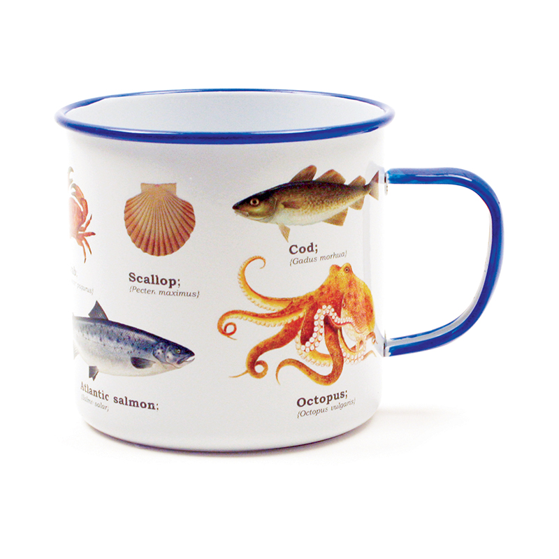 Enamel Mug Sea Life