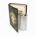 Flask In A Book Fancy Black