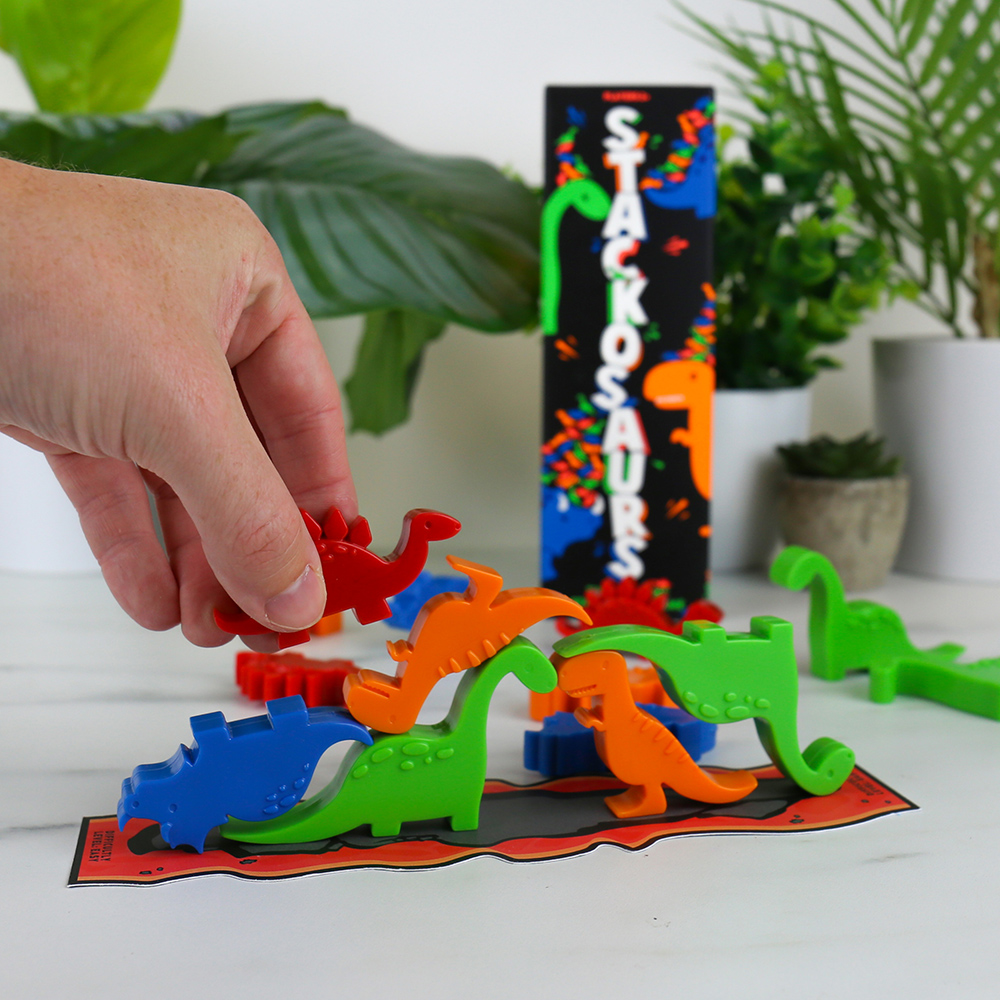 *Spel Stapla Dinosaurier