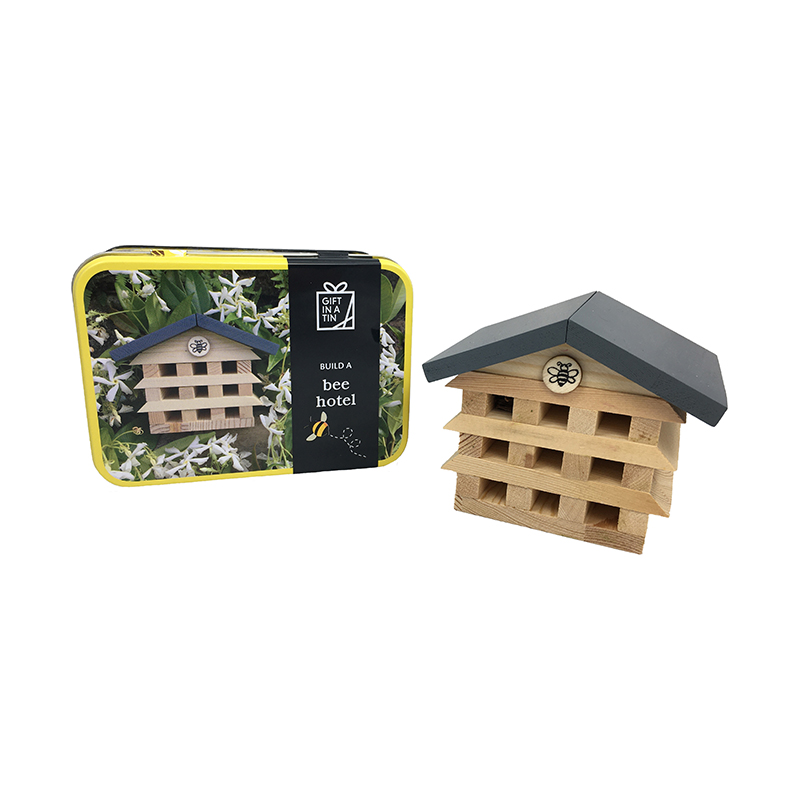 Gift in a Tin Bee Hotel