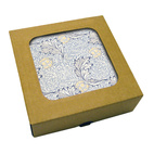 Coaster set glas 4-p
