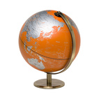 Jordglob Lampa Orange 25cm