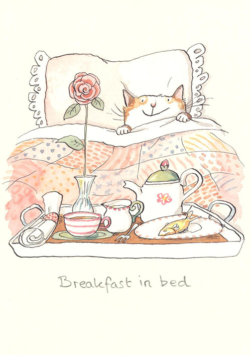 Dubbelkort, Breakfast in bed