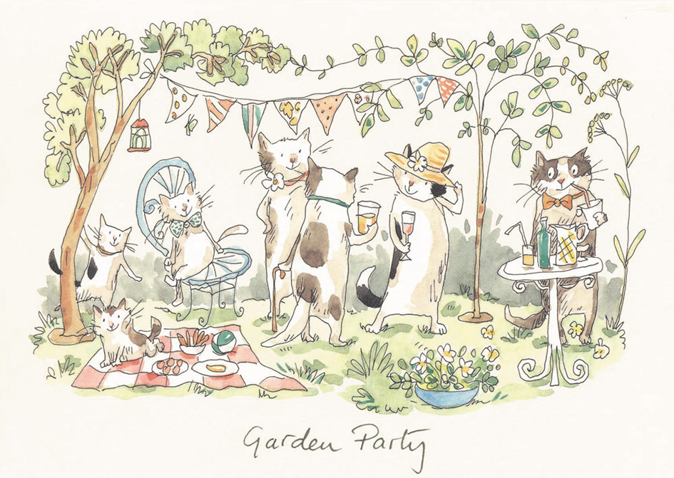 GREETING CARDS GARDEN PARTY