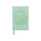 Skrivbok Leaf Me Alone